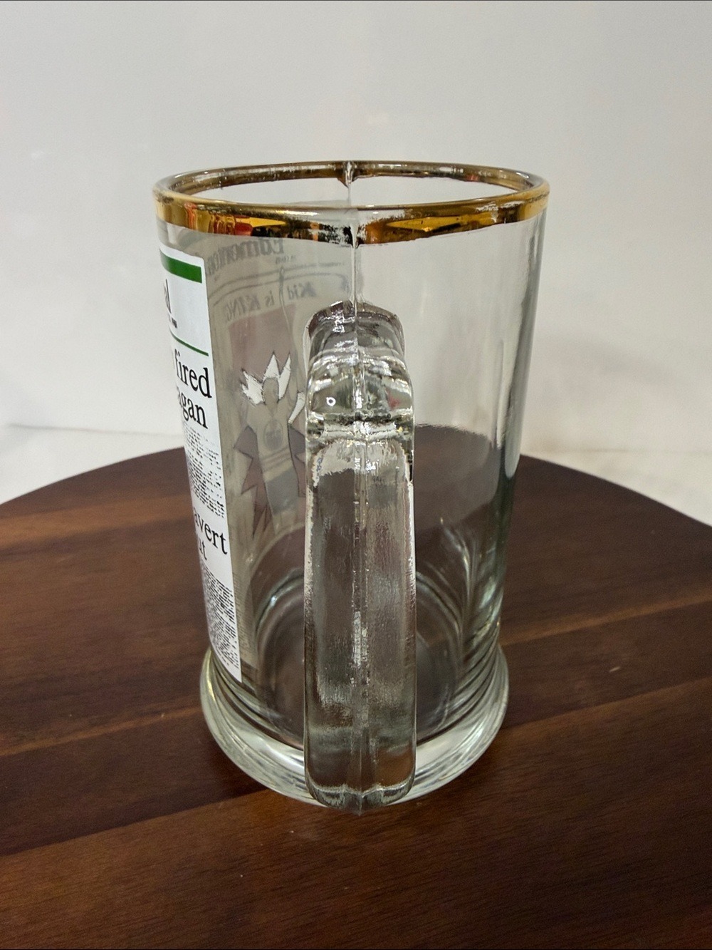VTG 1981 Wayne Gretzky Edmonton Journal Glass Beer Mug Kid Is King Oilers Set 2 - Picture 12 of 16
